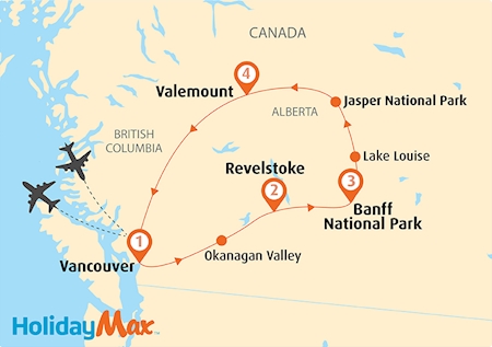 holiday tours canadian rockies